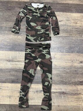 Lou Lou and Company 2T Pajama Set Camo Print